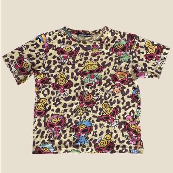 Hysteric Glamour “Hysteric Mini” Tiger Print Baby Tee - Picture 1 of 4